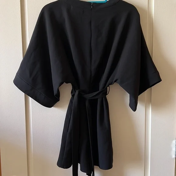 Black Kimono Style Romper, XS by Blaque Label - Picture 3 of 3